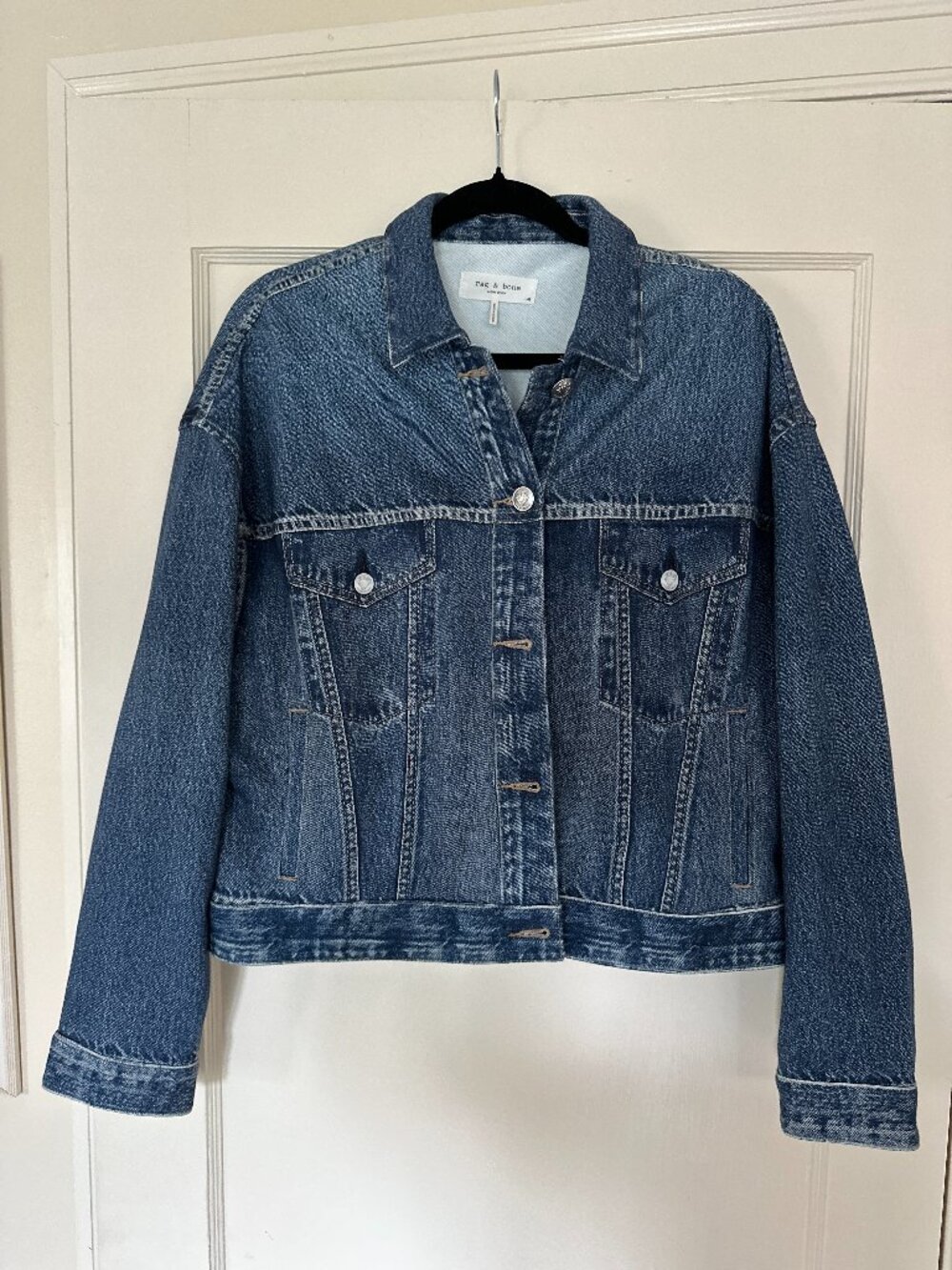 Rag and Bone Miramar Denim Trucker Jacket